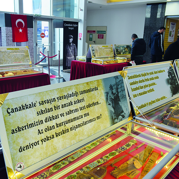 Özdilek Eskişehir'de Çanakkale Müze Sergisi
