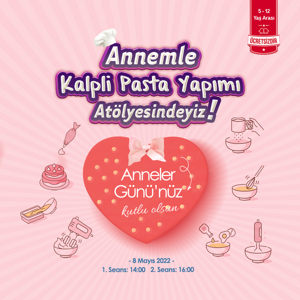 Kalpli Pasta Yapımı Atölyesi Özdilek İzmir'de!
