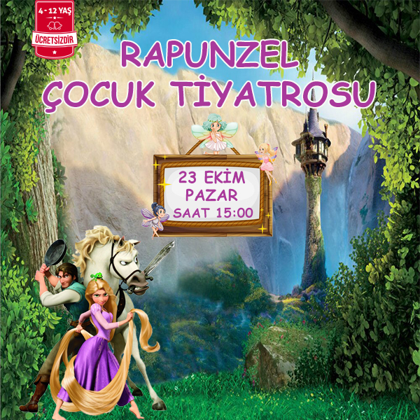 Rapunzel  Çocuk Tiyatrosu Özdilek Kocaeli’de!