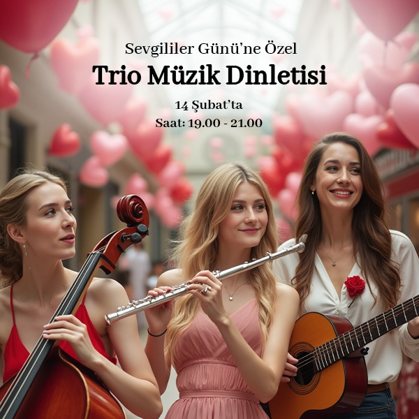 Özdilek Uşak'ta Trio Müzik Dinletisi