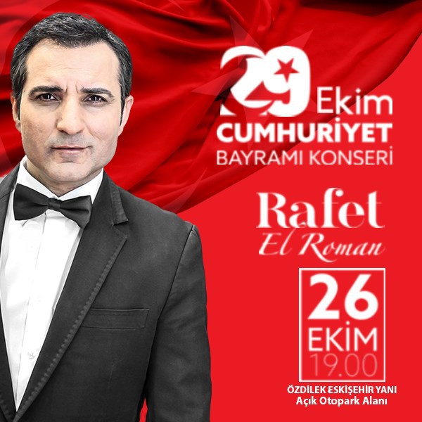 29 Ekim Cumhuriyet Konseri Özdilek Eskişehir’de!