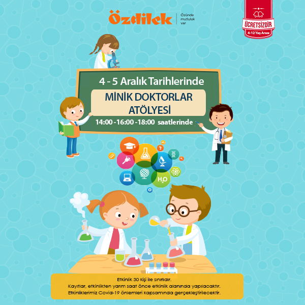 Özdilek Eskişehir'de Minik Doktorlar Atölyesi
