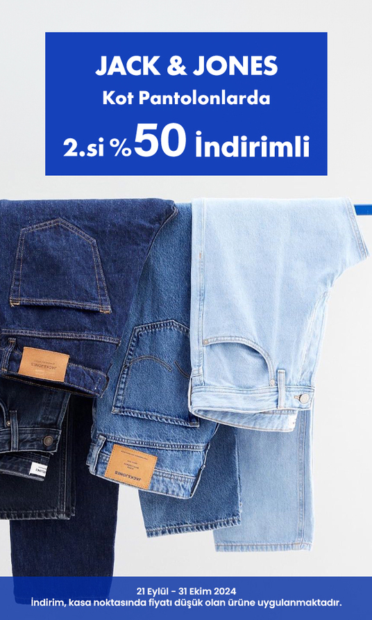 Jack & Jones Kot Pantolonlarda 2.si %50 İndirimli 