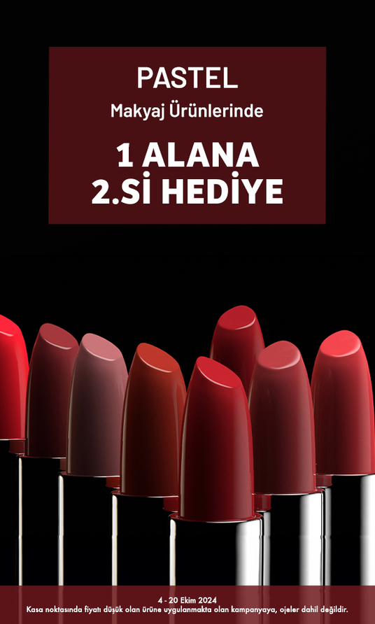 Pastel Makyaj Ürünlerinde 1 Alana 2.si Hediye 