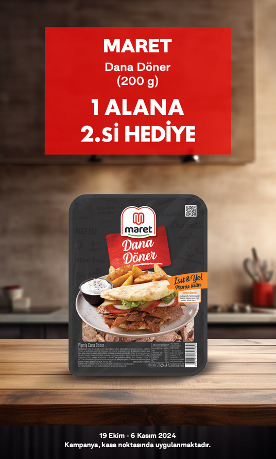 Maret Dana Döner 1 Alana 2.si Hediye 