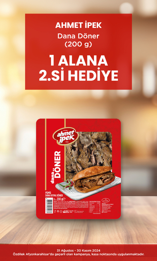 Ahmet İpek Dana Döner 1 Alana 2.si Hediye 