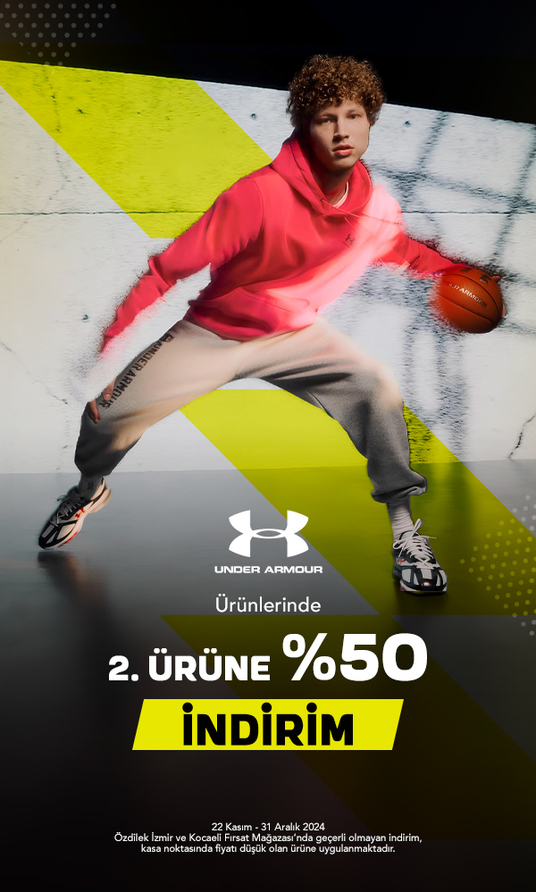 Under Armour Ürünlerinde 2.si %50 İndirimli 