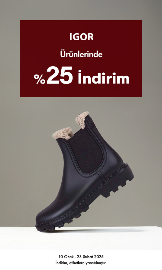 IGOR Ürünlerinde %25 İndirim